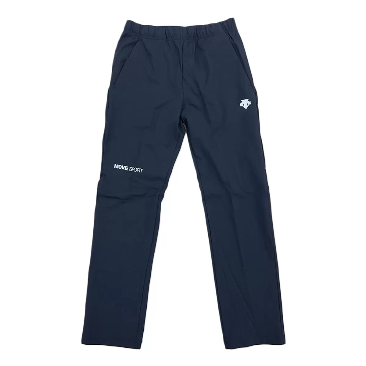 DESCENTE 男Logo運動長褲 深藍 XXL
