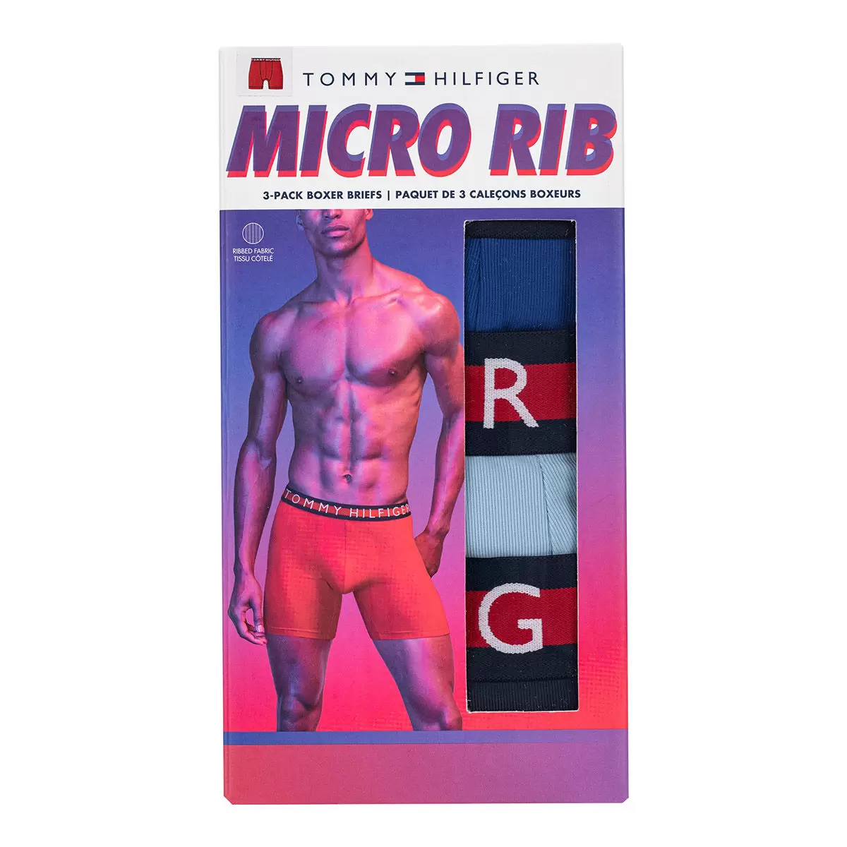 Tommy Hilfiger 男內褲三件組 寶藍/淺藍/深藍組 S