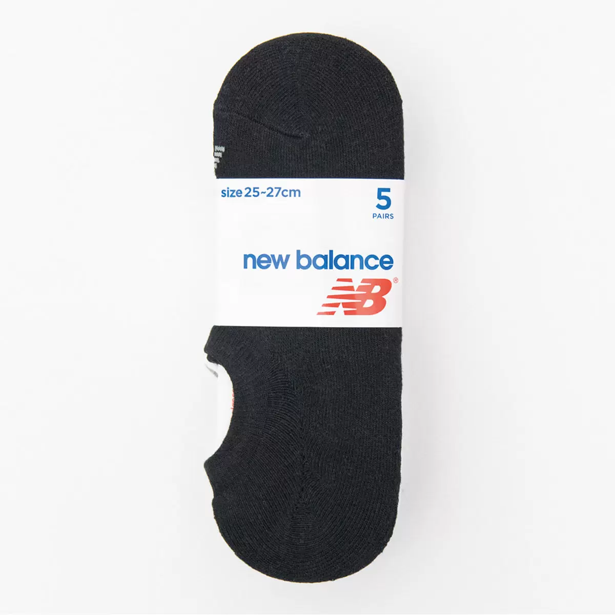 New Balance 男短襪五入組 黑/灰/白組合