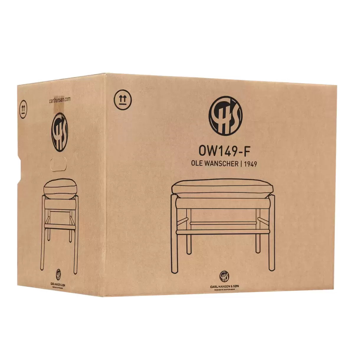 Carl Hansen & Søn 椅凳 棕