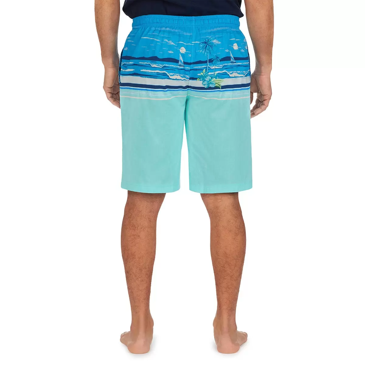 Tommy Bahama 男印花休閒短褲兩件組 水藍組 M