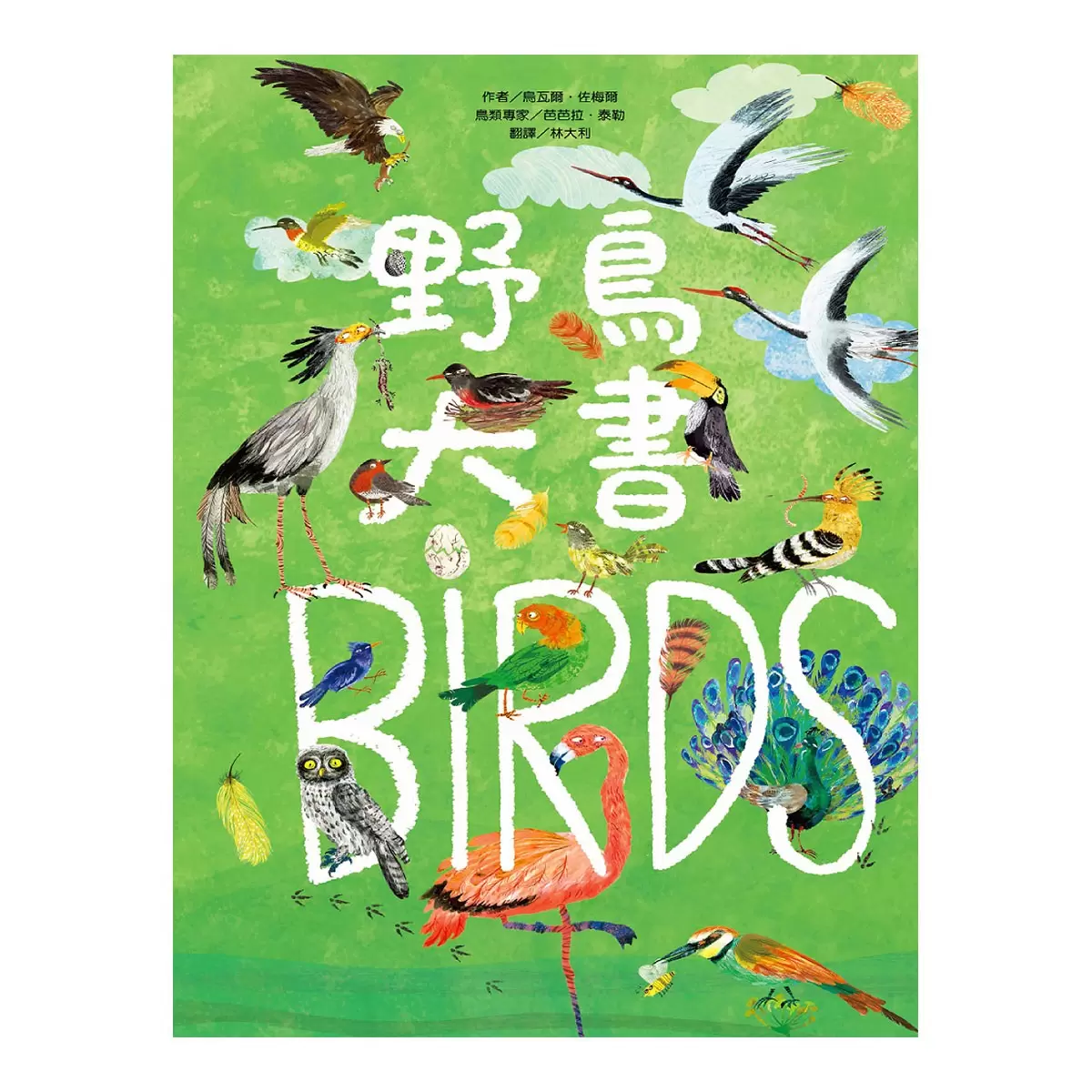 野獸大書 BEASTS(二版) +蟲蟲大書BUGS+海洋大書BLUE+野鳥大書BIRDS(四本合售)