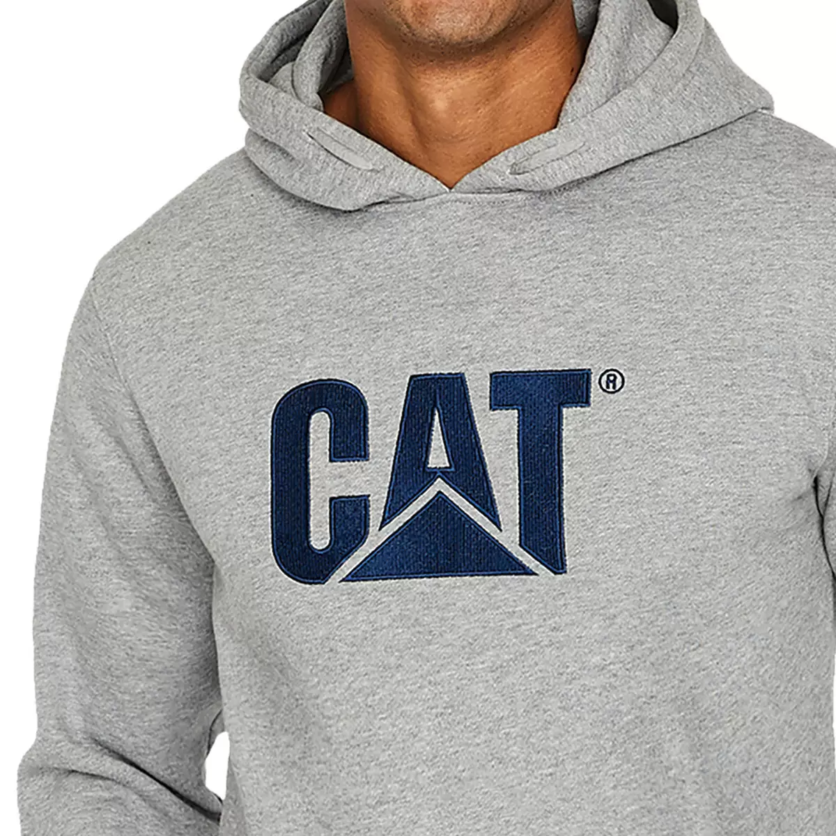 Caterpillar 男連帽上衣 灰 M
