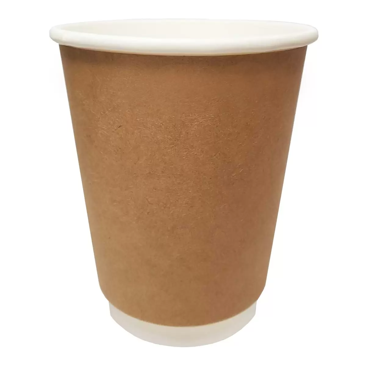 牛皮雙層紙杯 236毫升 X 1000入 + 熱杯蓋 (白) 236毫升 X 1000入 - 2