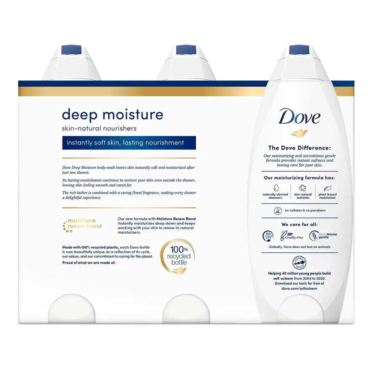 Dove 多芬深層滋潤沐浴乳 709毫升 X 3入