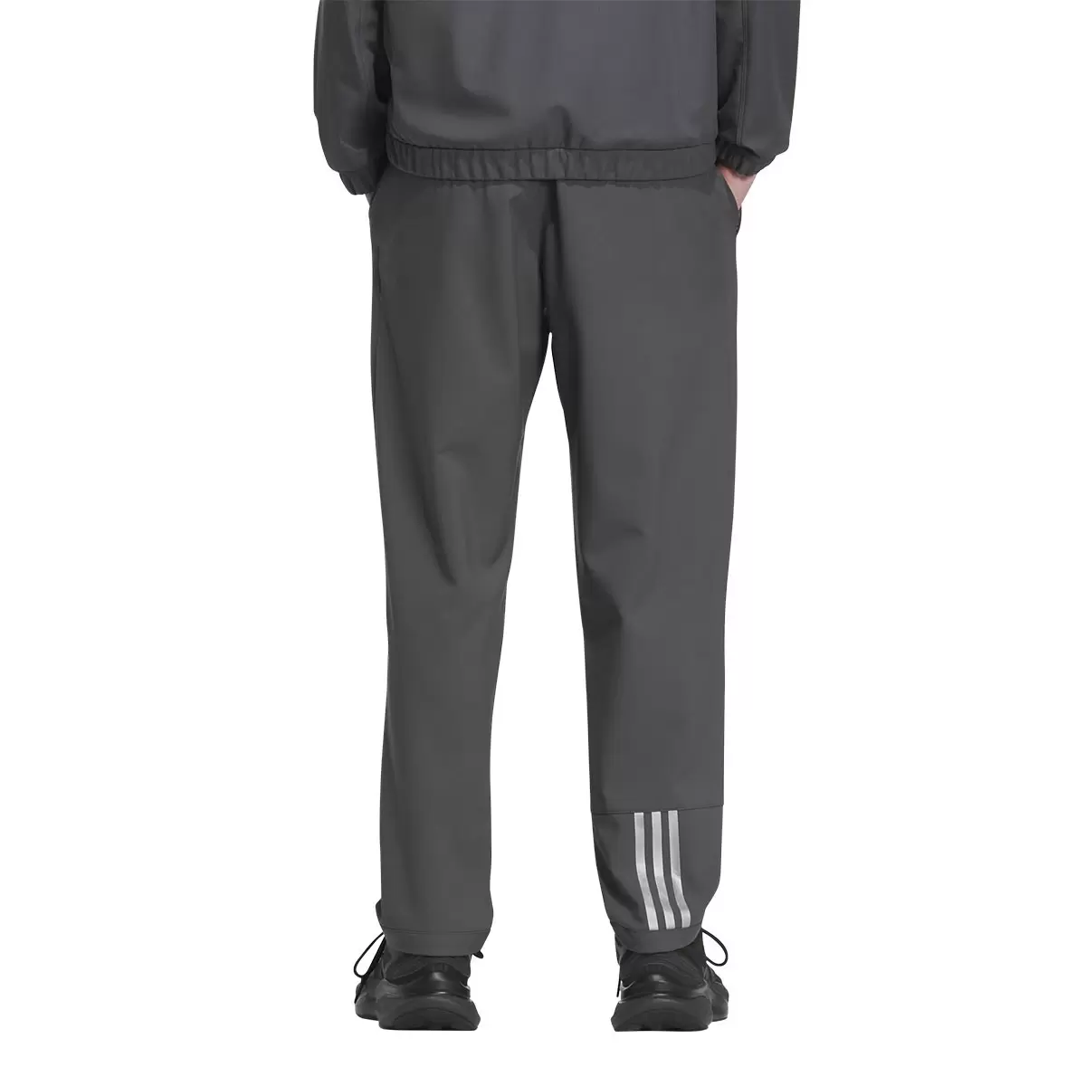 Adidas 男運動長褲 灰 S