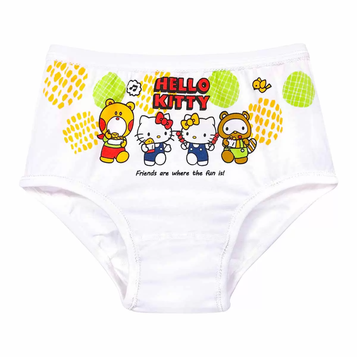 女童卡通圖案純棉內褲 6件入 M