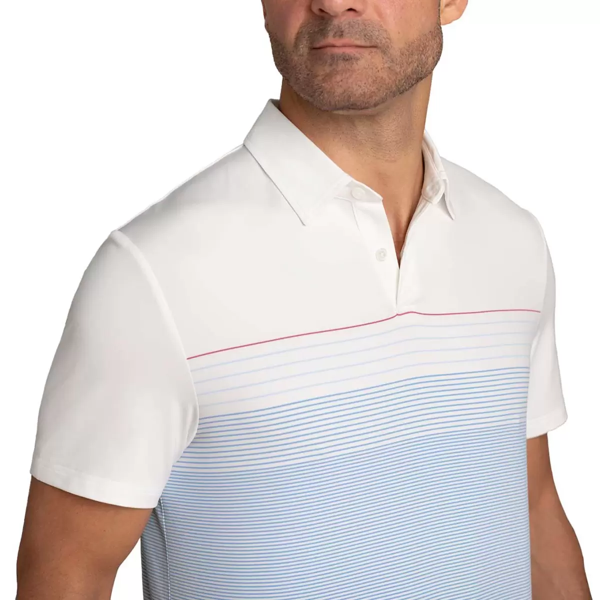 English Laundry 男休閒短袖Polo衫 白 XL