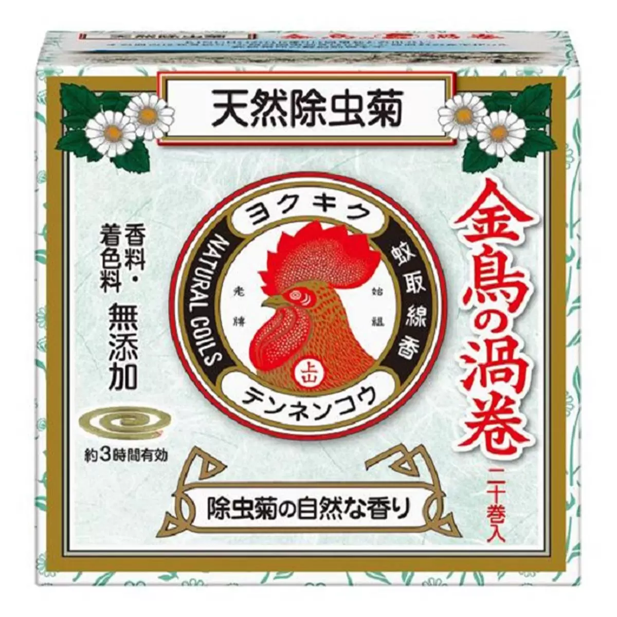 金鳥 天然除蟲菊渦卷迷你蚊香 6盒
