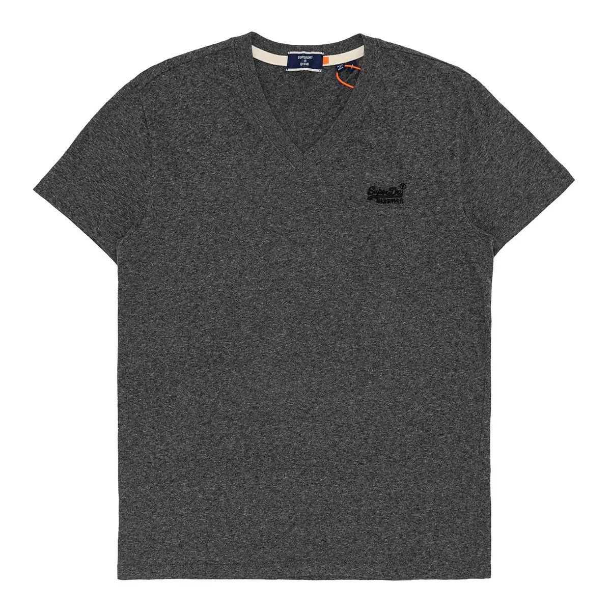 Superdry 男短袖T恤 灰黑 S