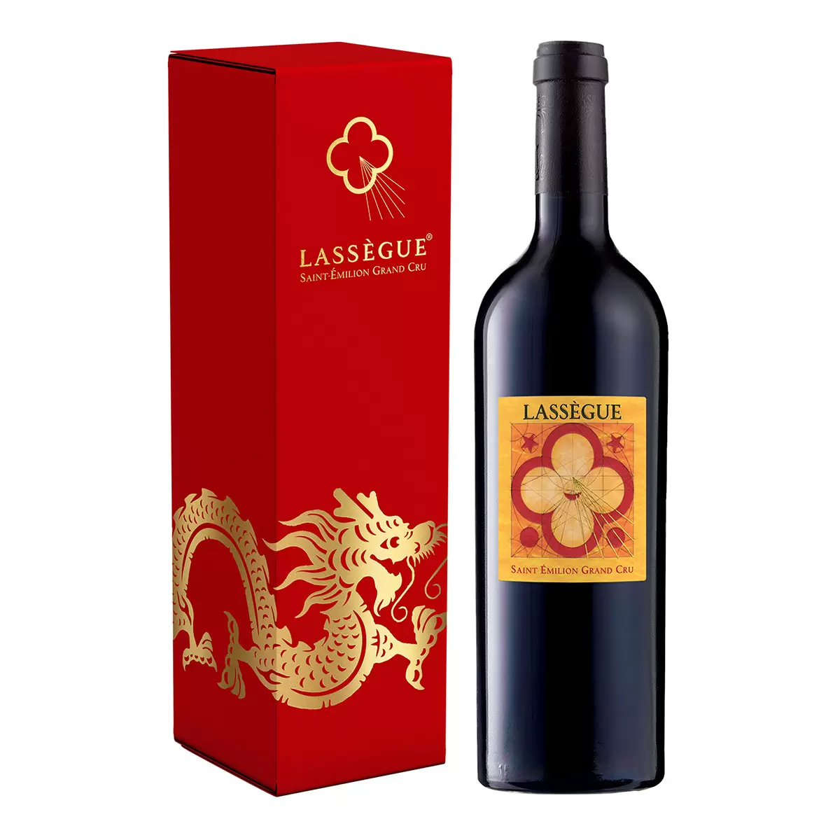 Chateau Lassegue 法國紅葡萄酒龍年禮盒 750毫升