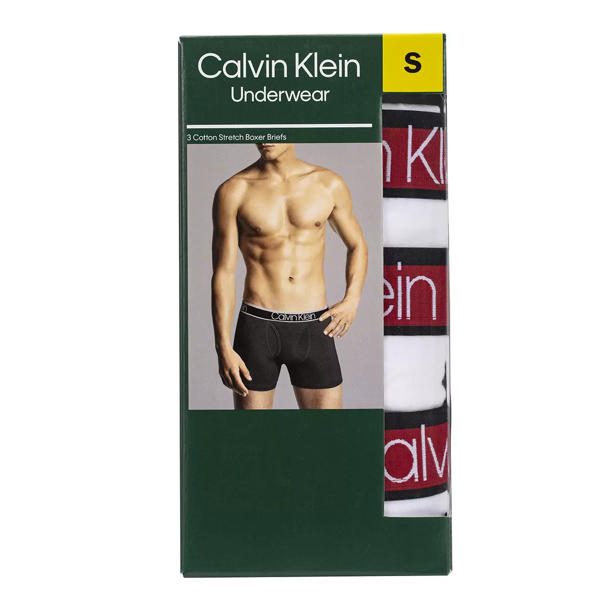 Calvin Klein 男棉混紡平口褲3入組