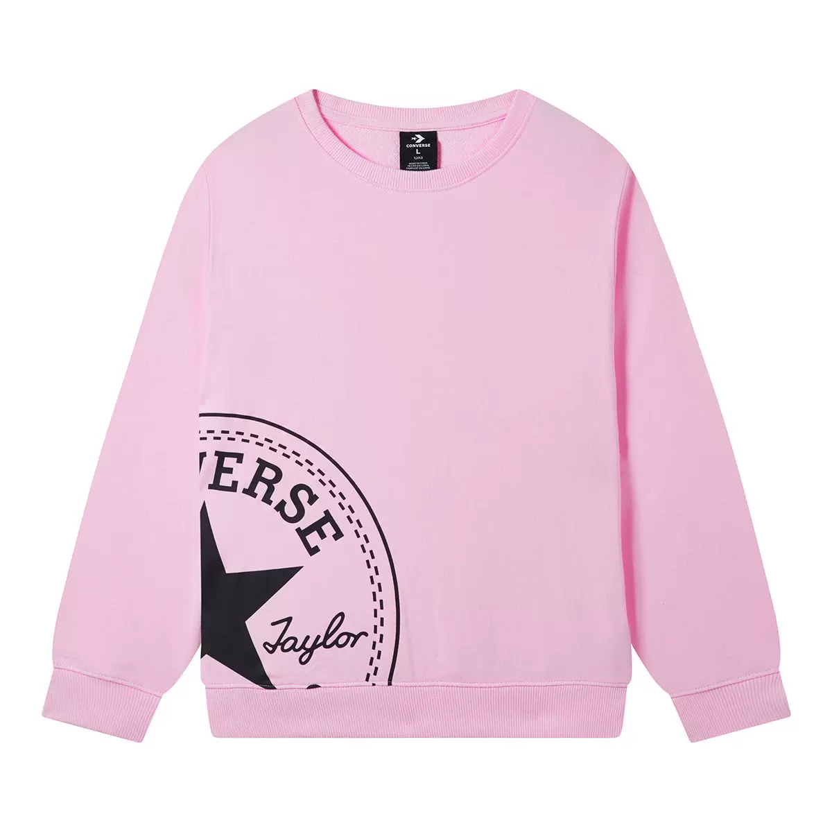 Converse 兒童長袖上衣 粉紅 XL