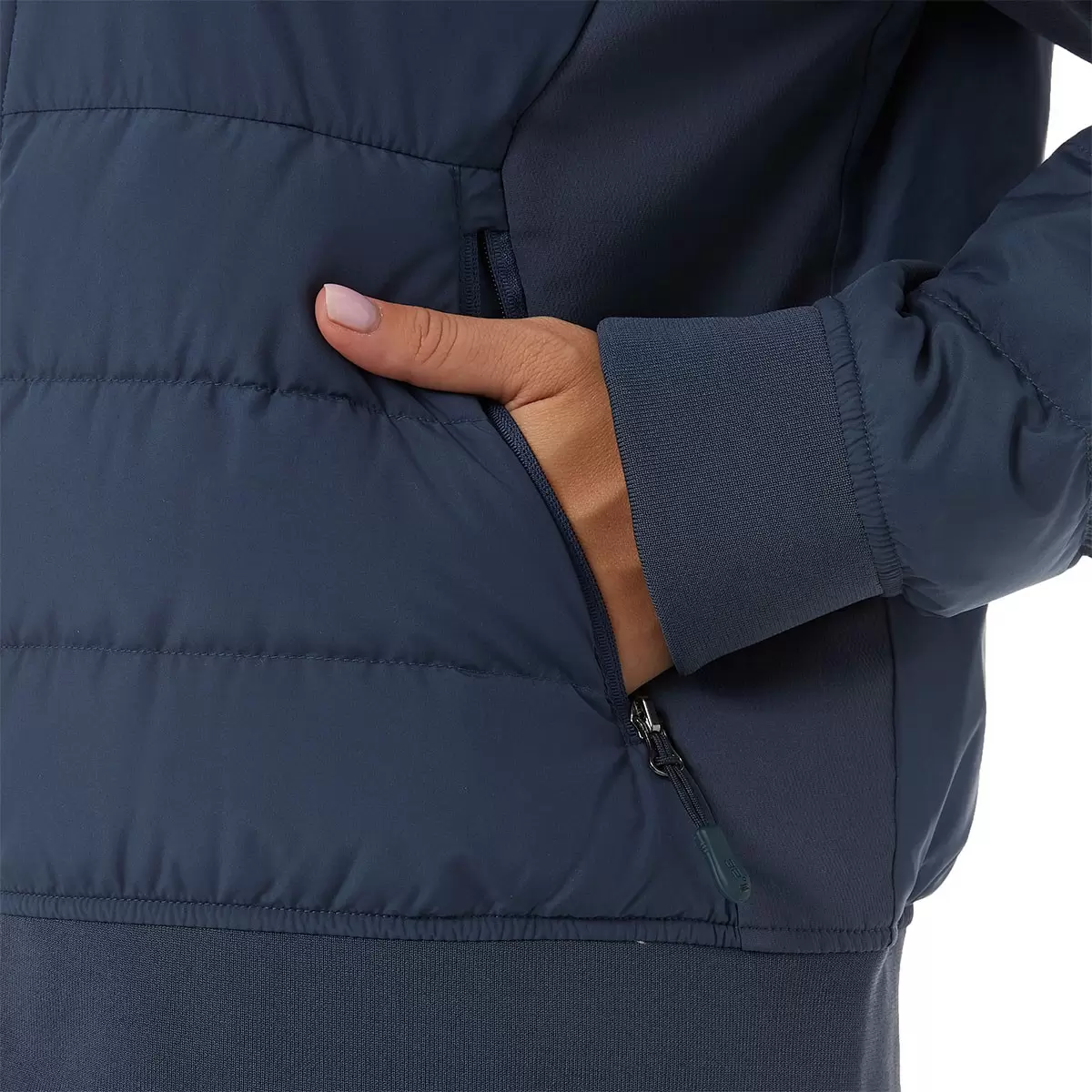 32 Degrees 女輕量連帽羽絨外套 深藍 S