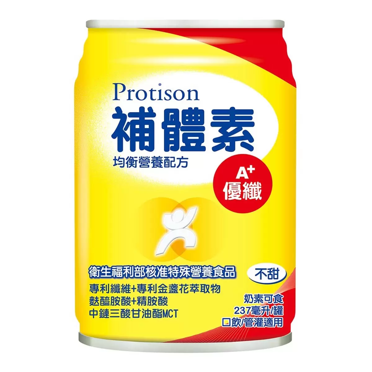 補體素 優纖A +不甜均衡營養配方 237毫升 X 24入 - 3