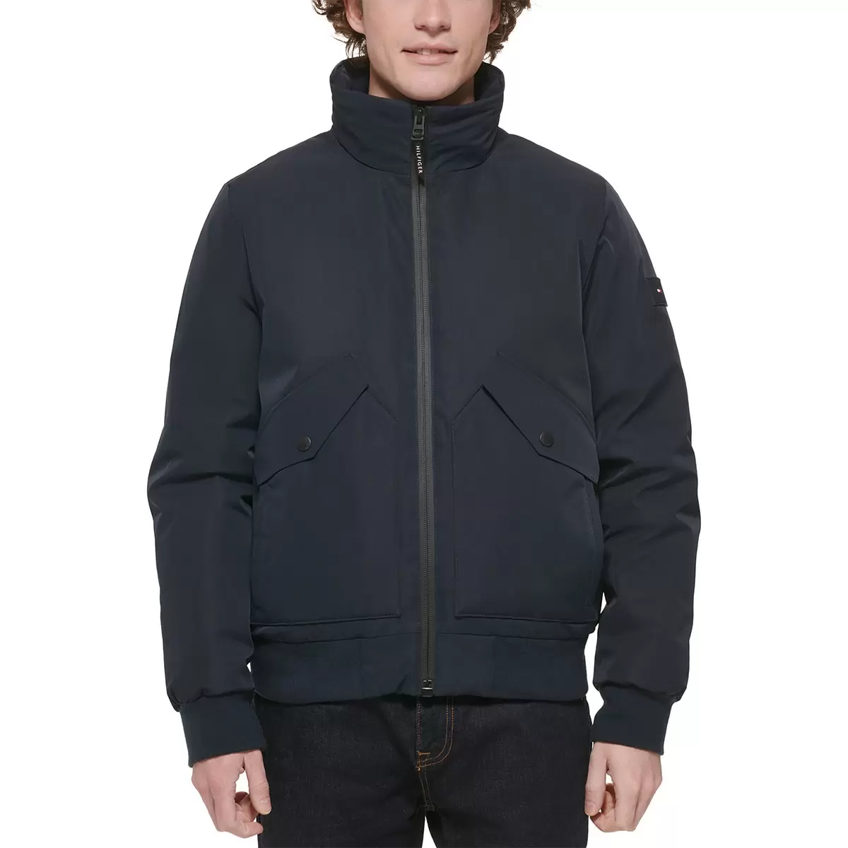 Tommy Hilfiger 男飛行外套 深藍 S