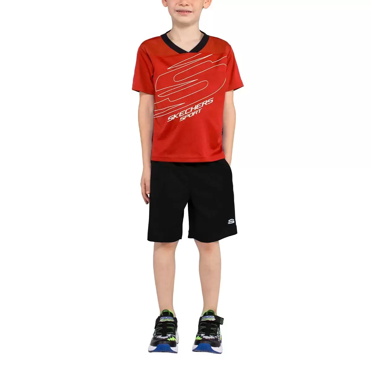 Skechers 兒童運動服飾 三件組