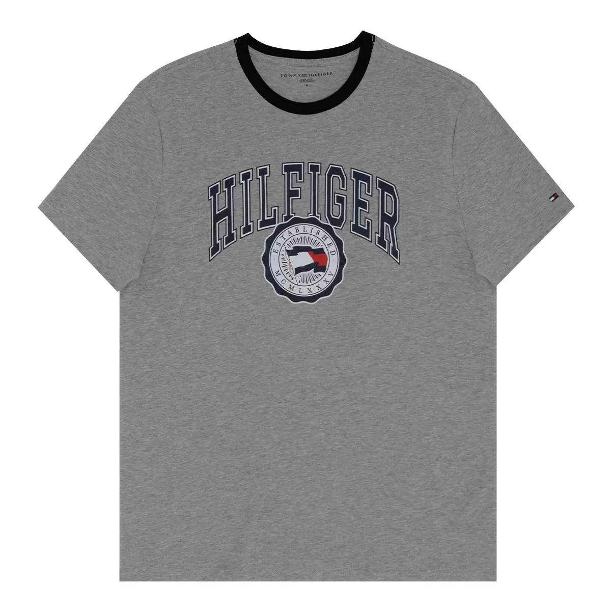 Tommy Hilfiger 男短袖上衣 灰 XL