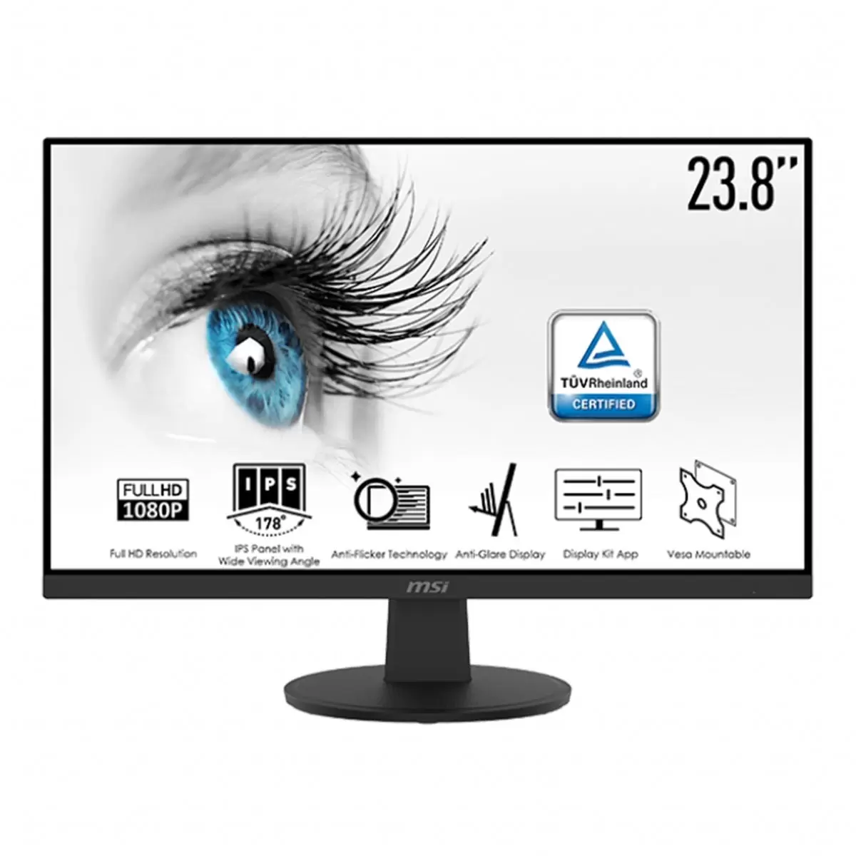 微星 23.8吋 螢幕 PRO MP242V 3入