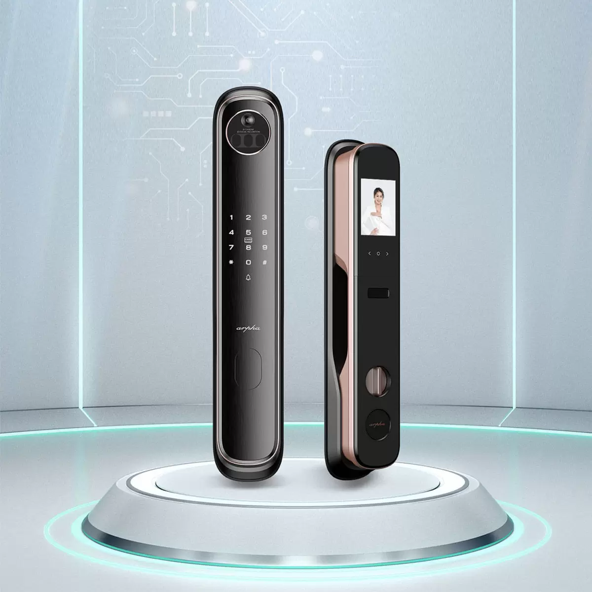 arpha M1 3D人臉辨識靜音智慧電子鎖