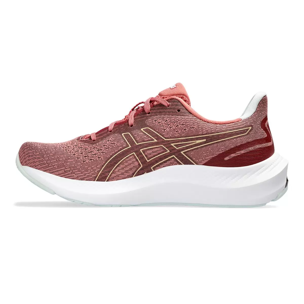 Asics 女慢跑鞋 粉白 23.5公分
