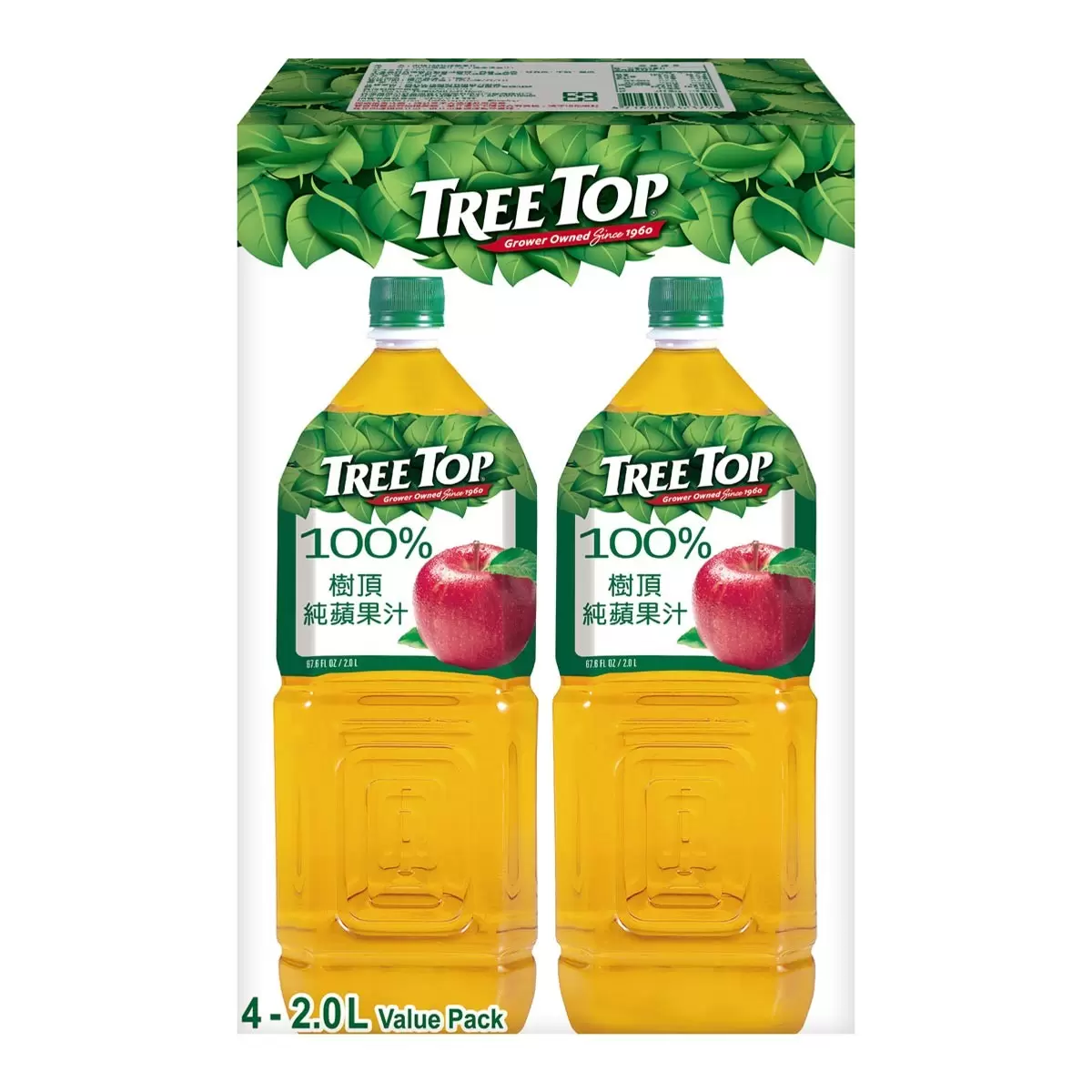 Tree Top 蘋果汁 2公升 X 4入 - 2