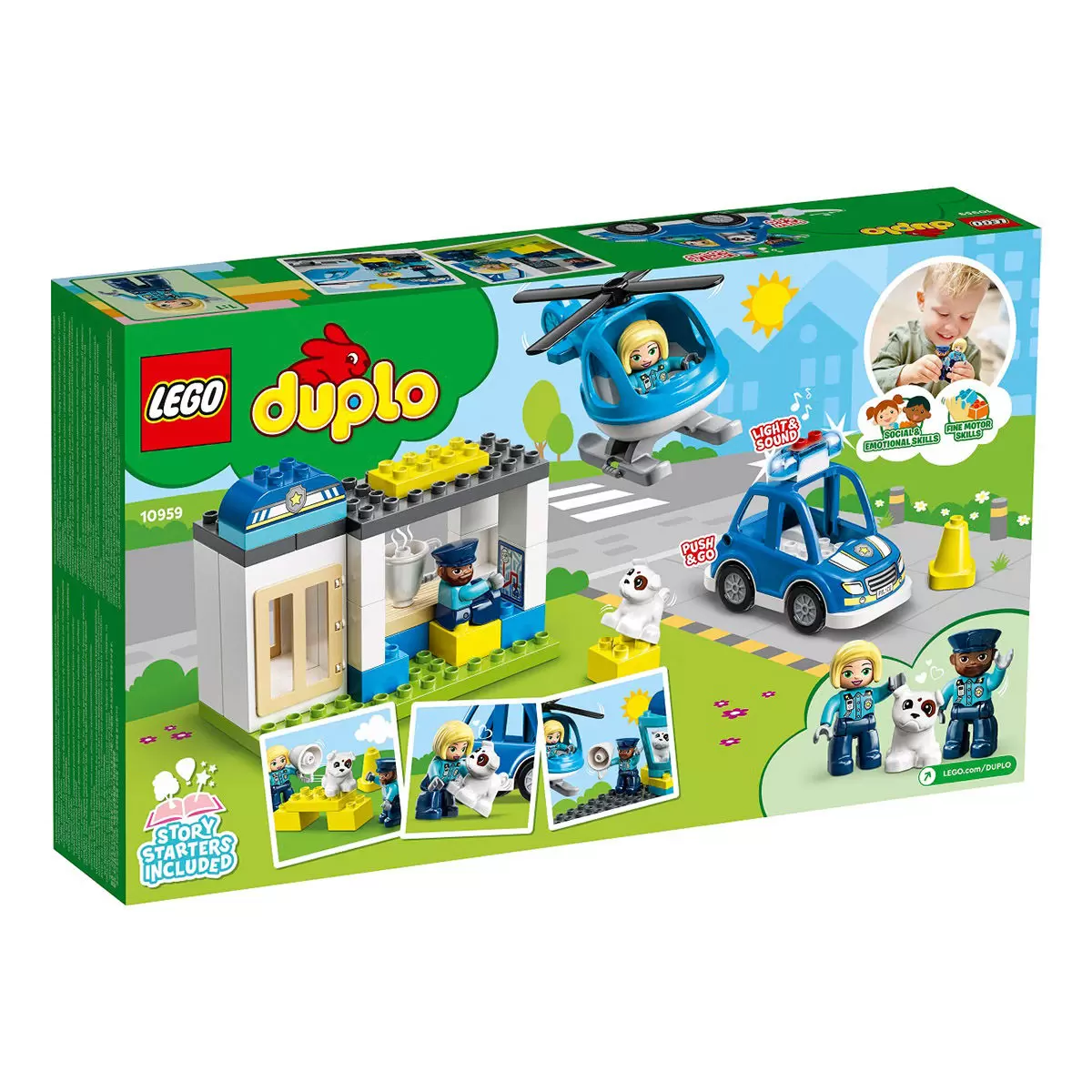 LEGO 得寶系列 警察局與直升機 10959