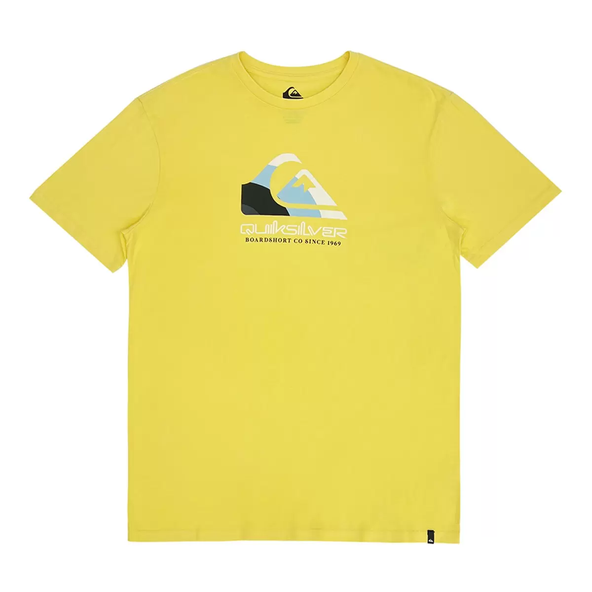 Quiksilver 男短袖圖案上衣 黃 XL