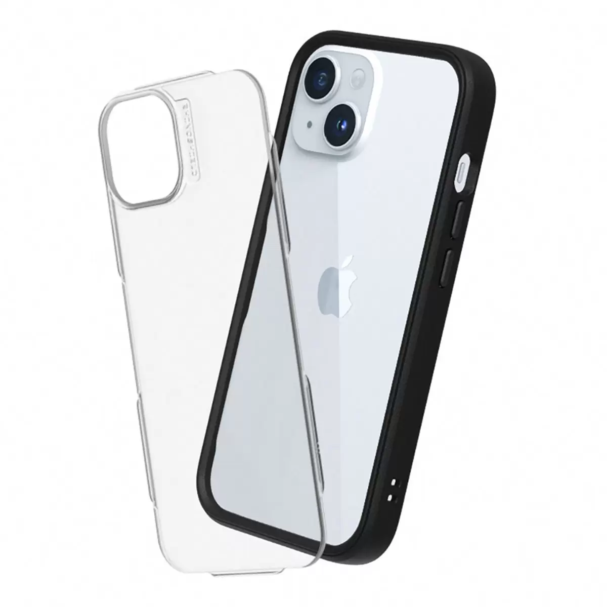 犀牛盾 iPhone 15 MOD NX 防摔手機殼 + 9H 3D 滿版螢幕玻璃保護貼 黑
