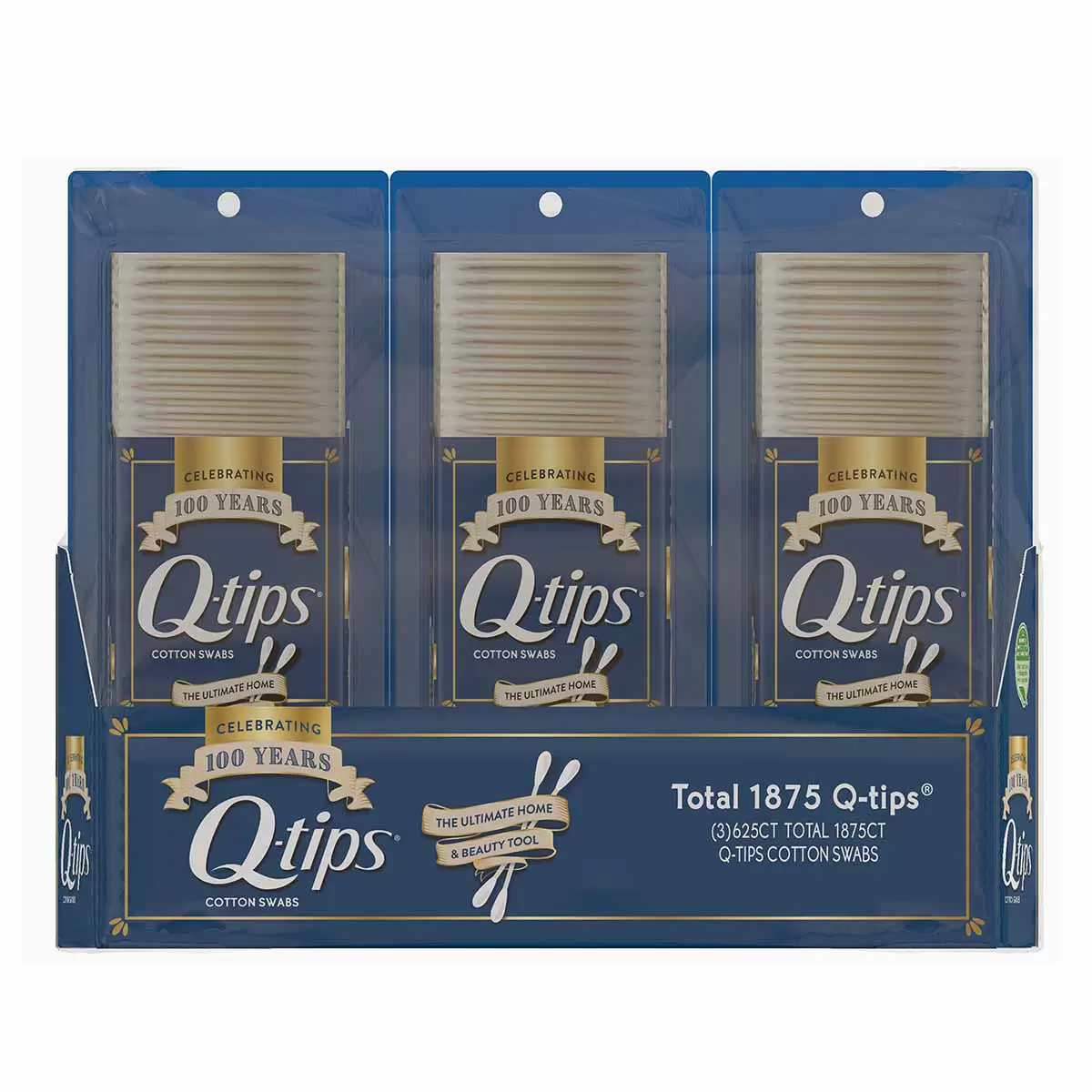 Q-Tips 紙軸棉花棒 625 支 X 3入