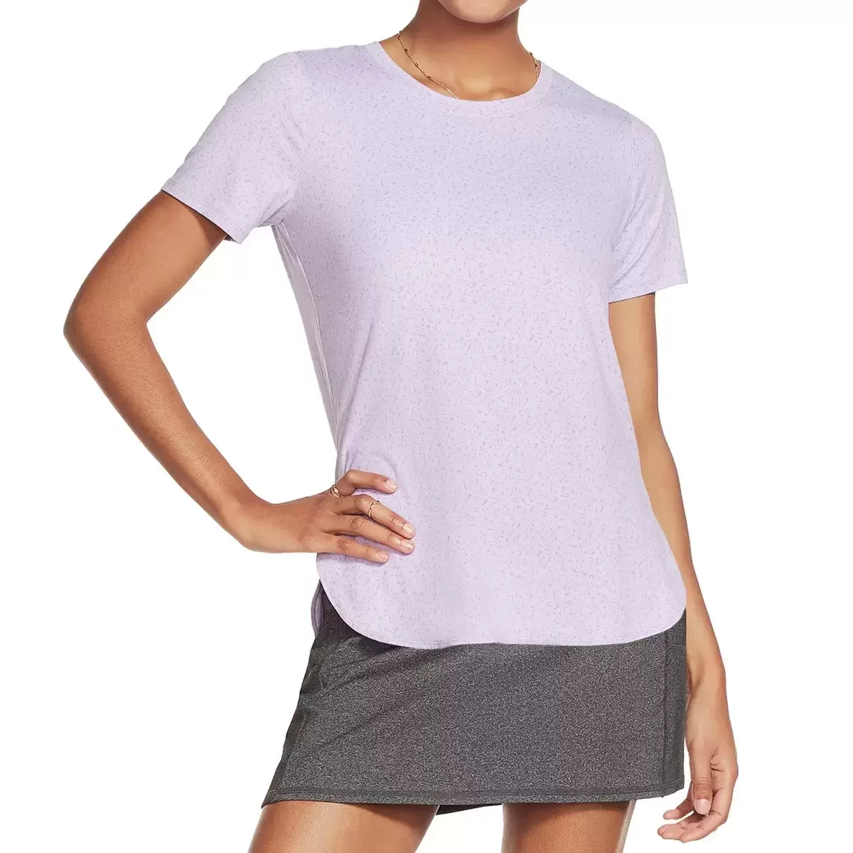 Skechers 女短袖上衣 淺紫 S