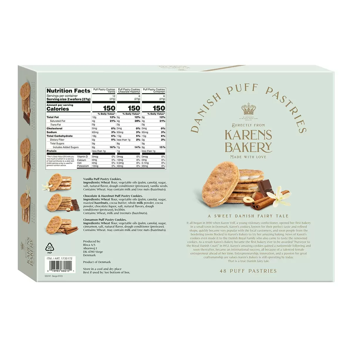 KARENS BAKERY 綜合風味千層酥 640公克