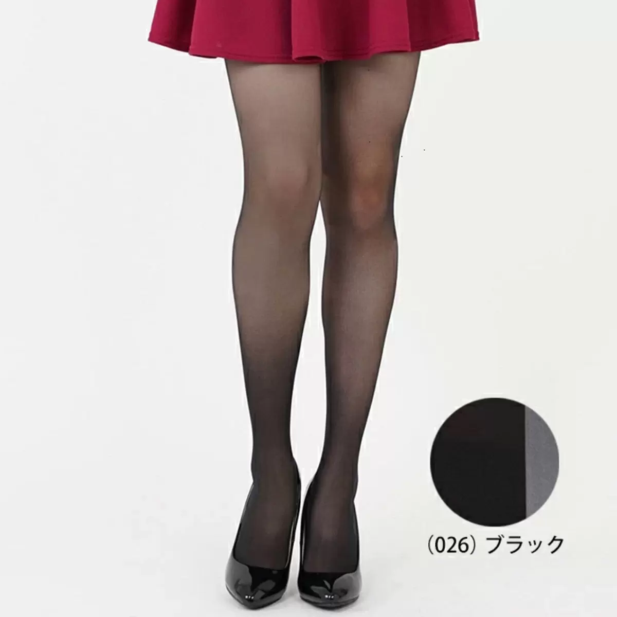 Sabrina 女保暖褲襪三入組 黑 M
