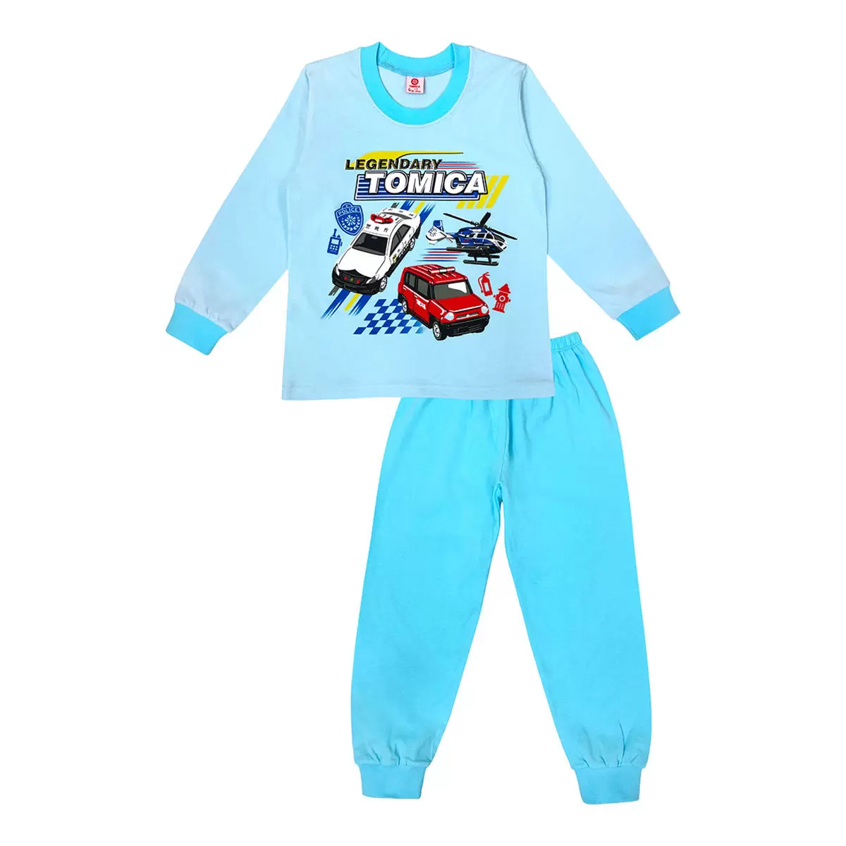 卡通人物 兒童長袖居家兩件組 Tomica 8T