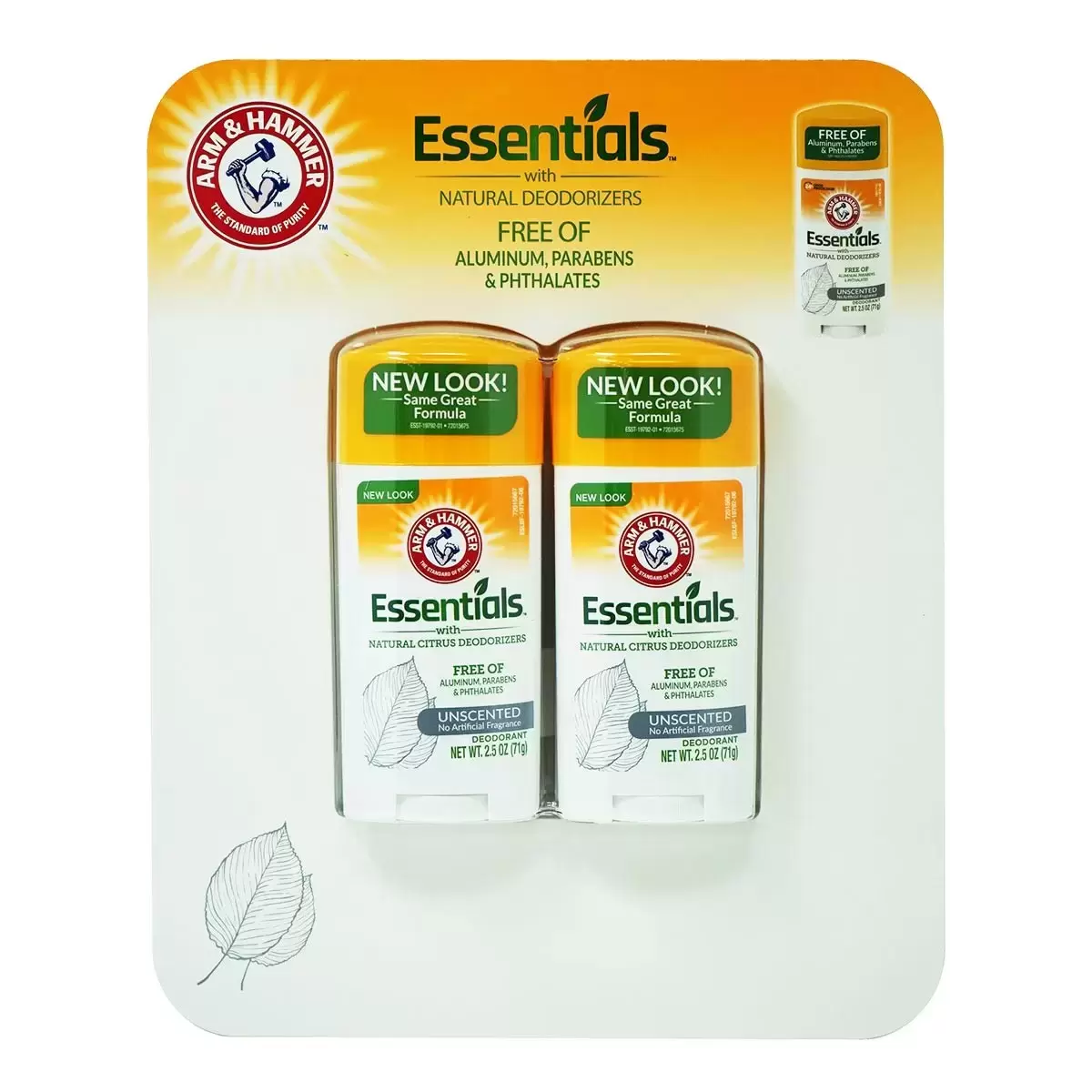 Arm & Hammer 小蘇打配方體香膏 4入