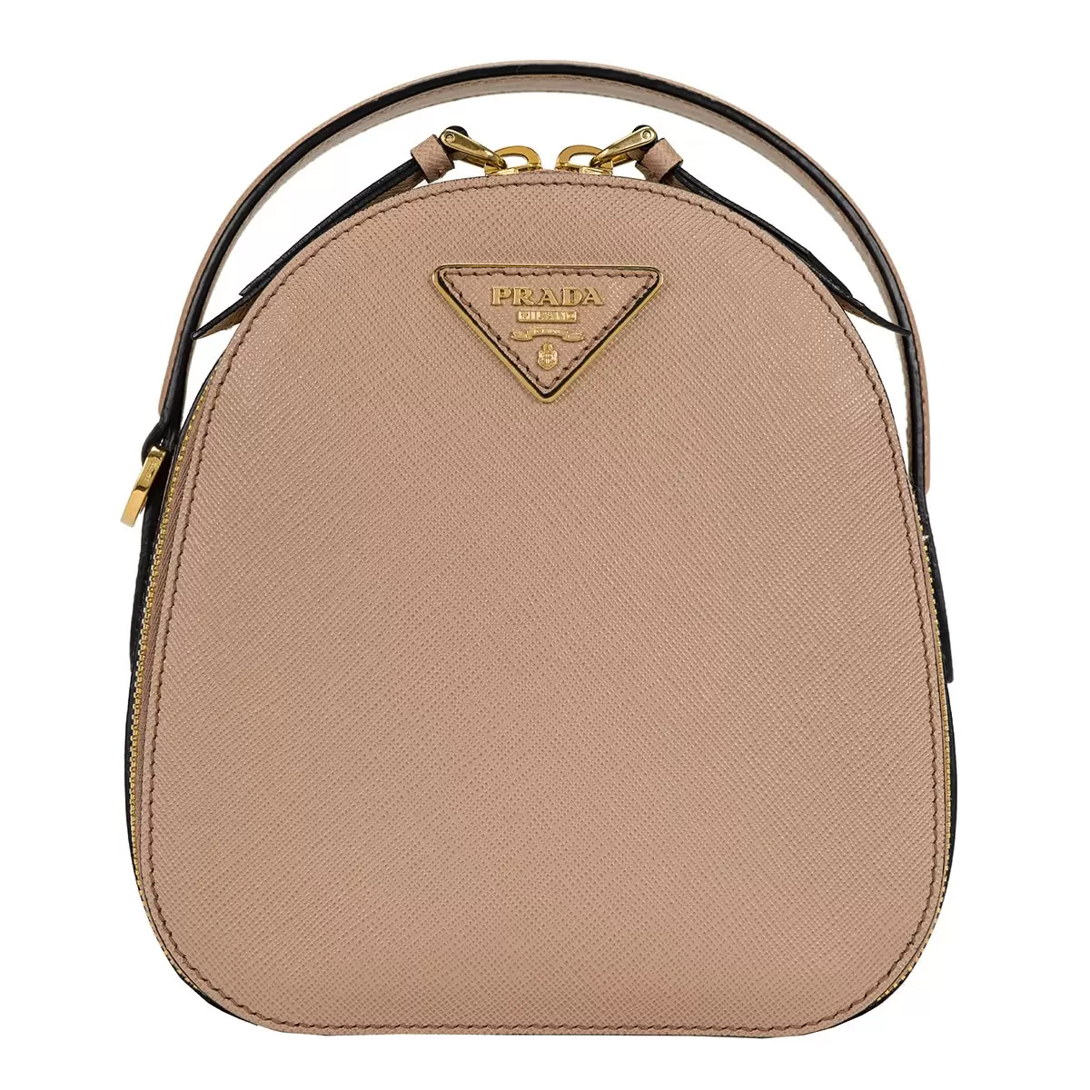 PRADA Odette Saffiano 後背包 粉色