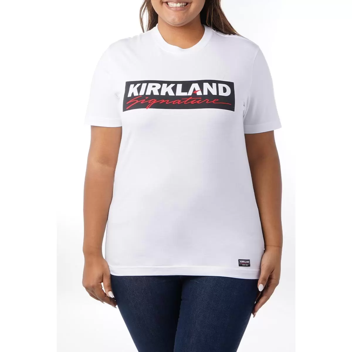 Kirkland Signature 科克蘭 Logo 短袖上衣 白 XXL