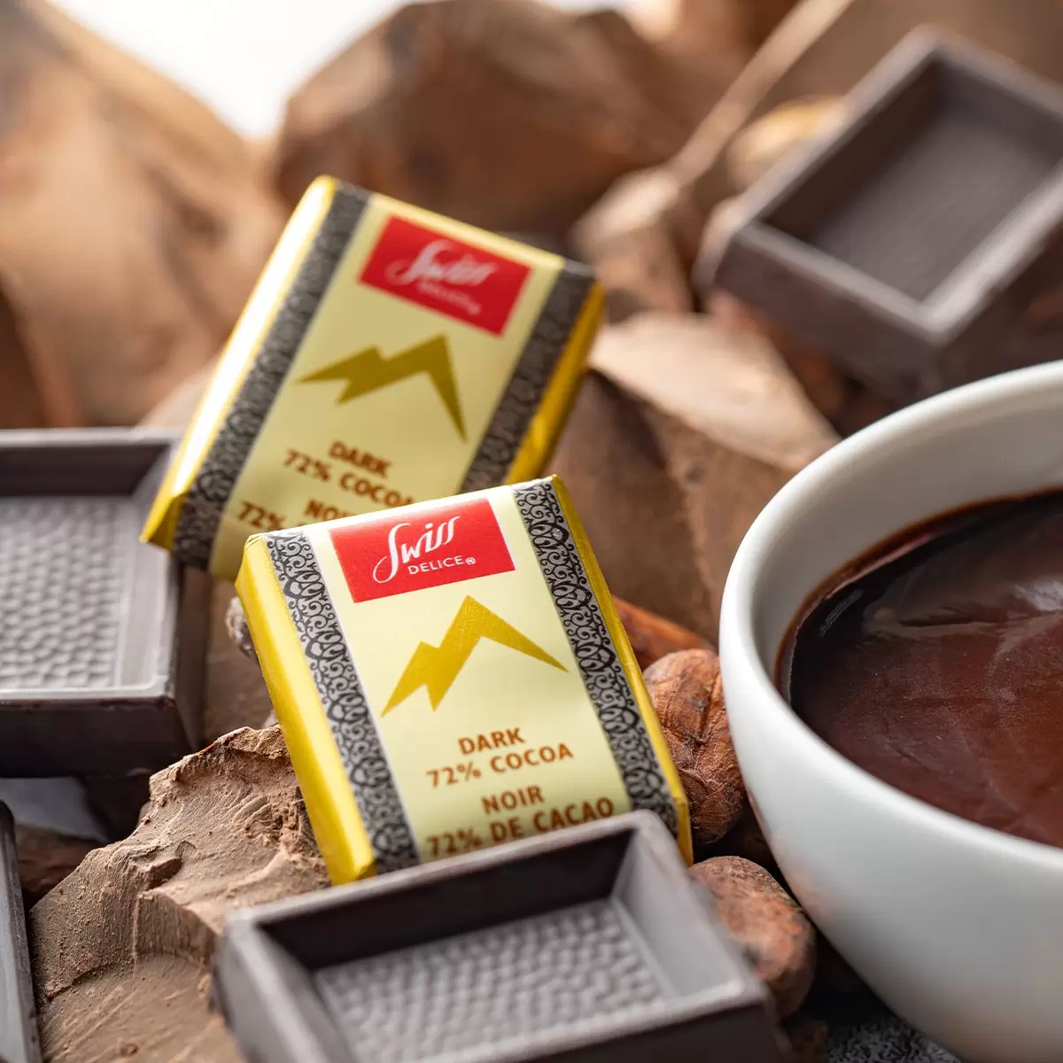 Swiss Delice 72% 黑巧克力 1.3公斤 - 6