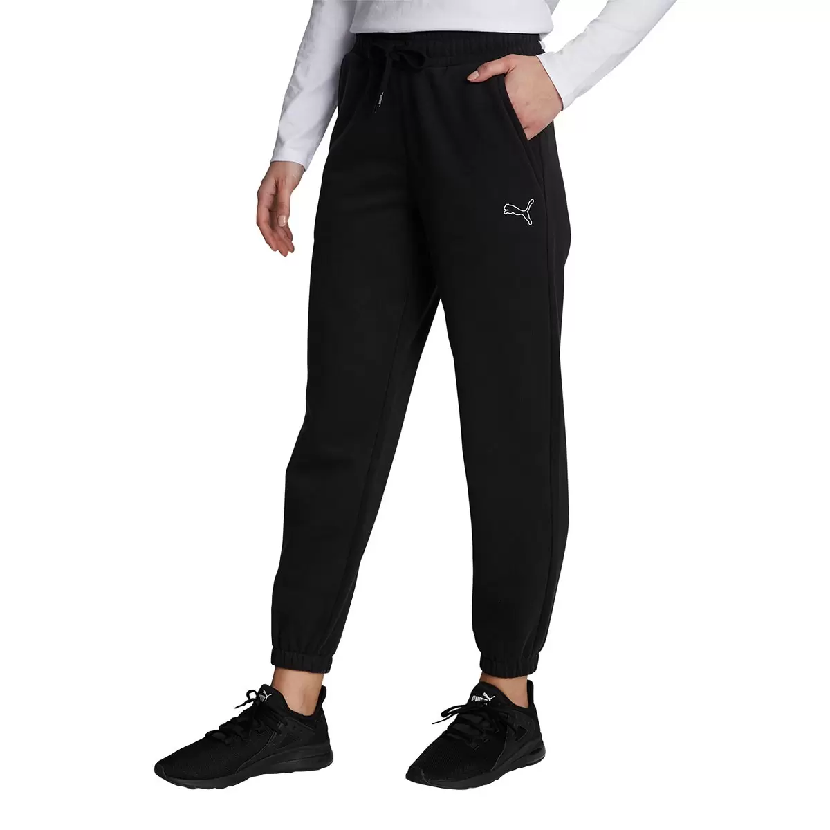Puma 女休閒束口長褲
