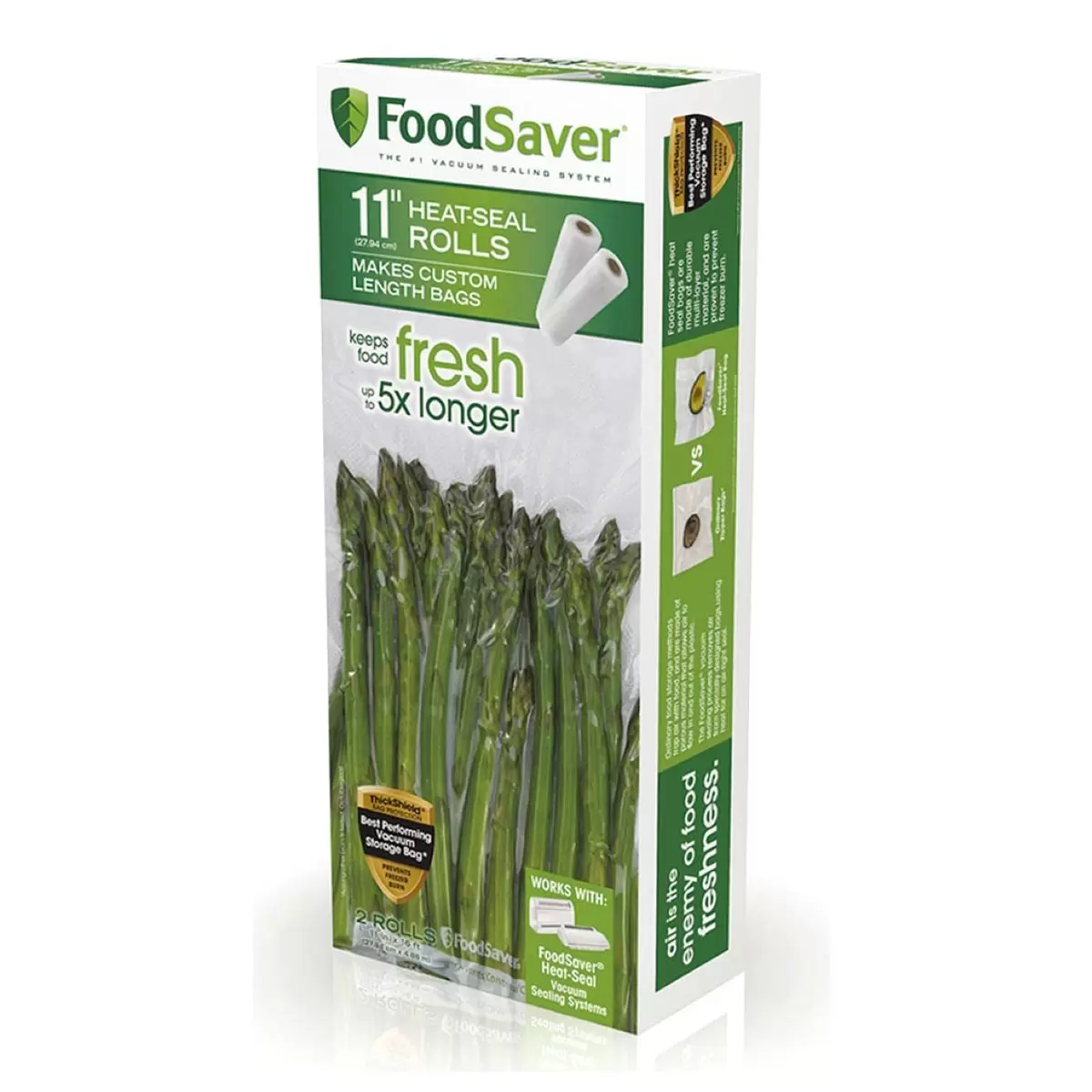 Foodsaver 0.7公升密鮮盒 12件組 + 真空卷 4入