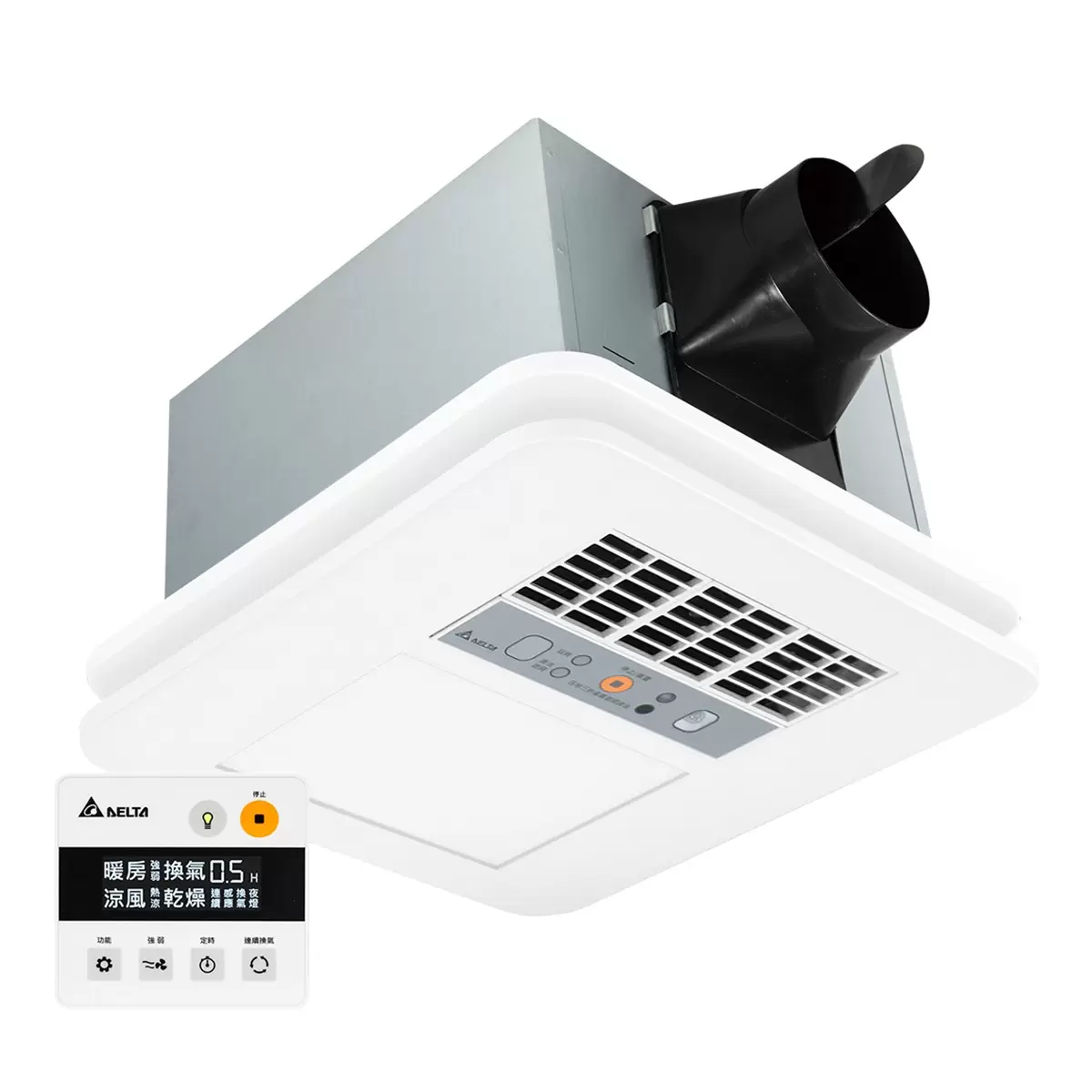 台達電子多功能循環涼暖風機豪華照明型300系列(液晶線控) VHB30ACMT-BLED(110V) / VHB30BCMT-BLED(220V) 含完全安裝 - 1