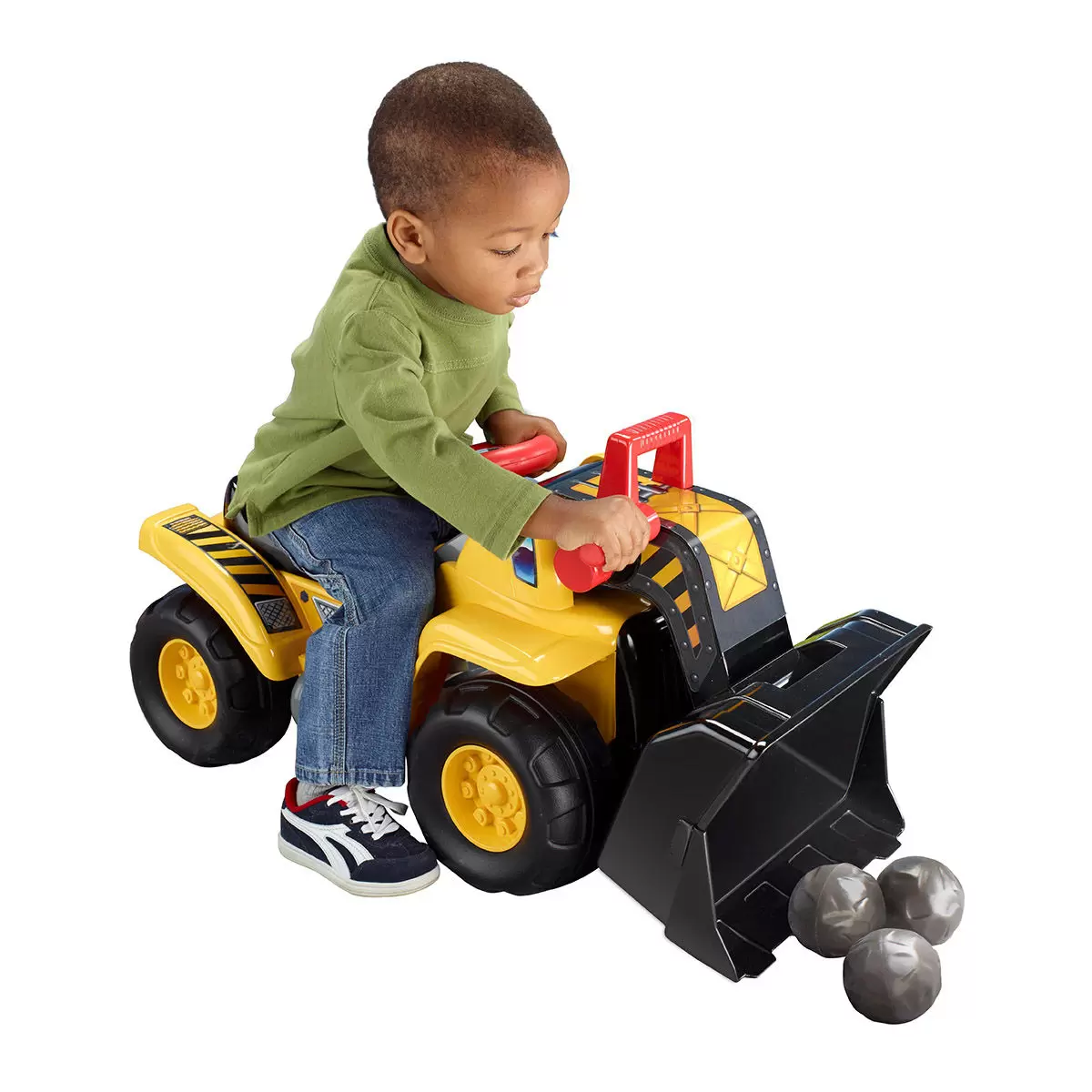 Fisher-Price 工程車造型嚕嚕車 推土機