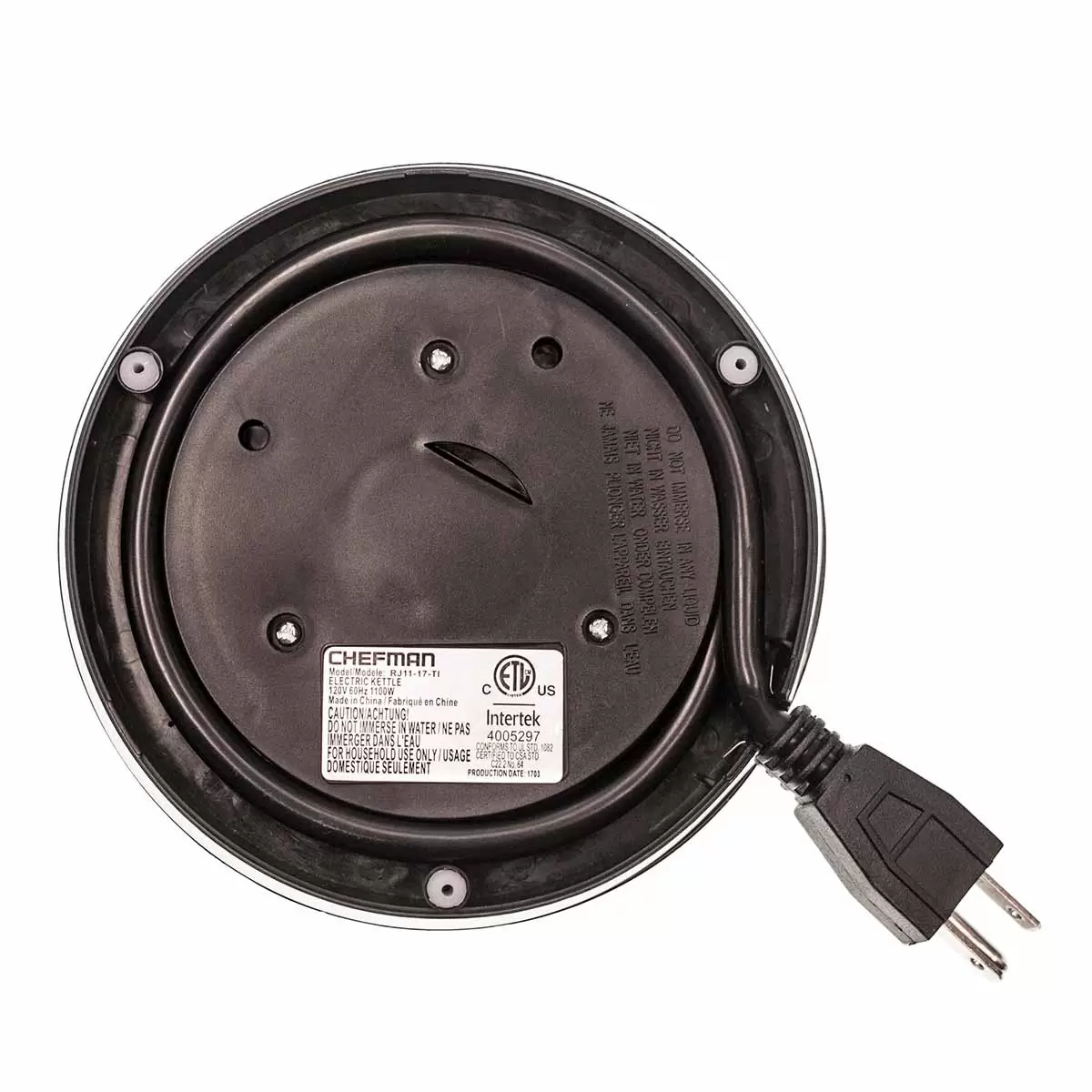 Chefman 玻璃電茶壺 1.8公升 RJ11-17-TI