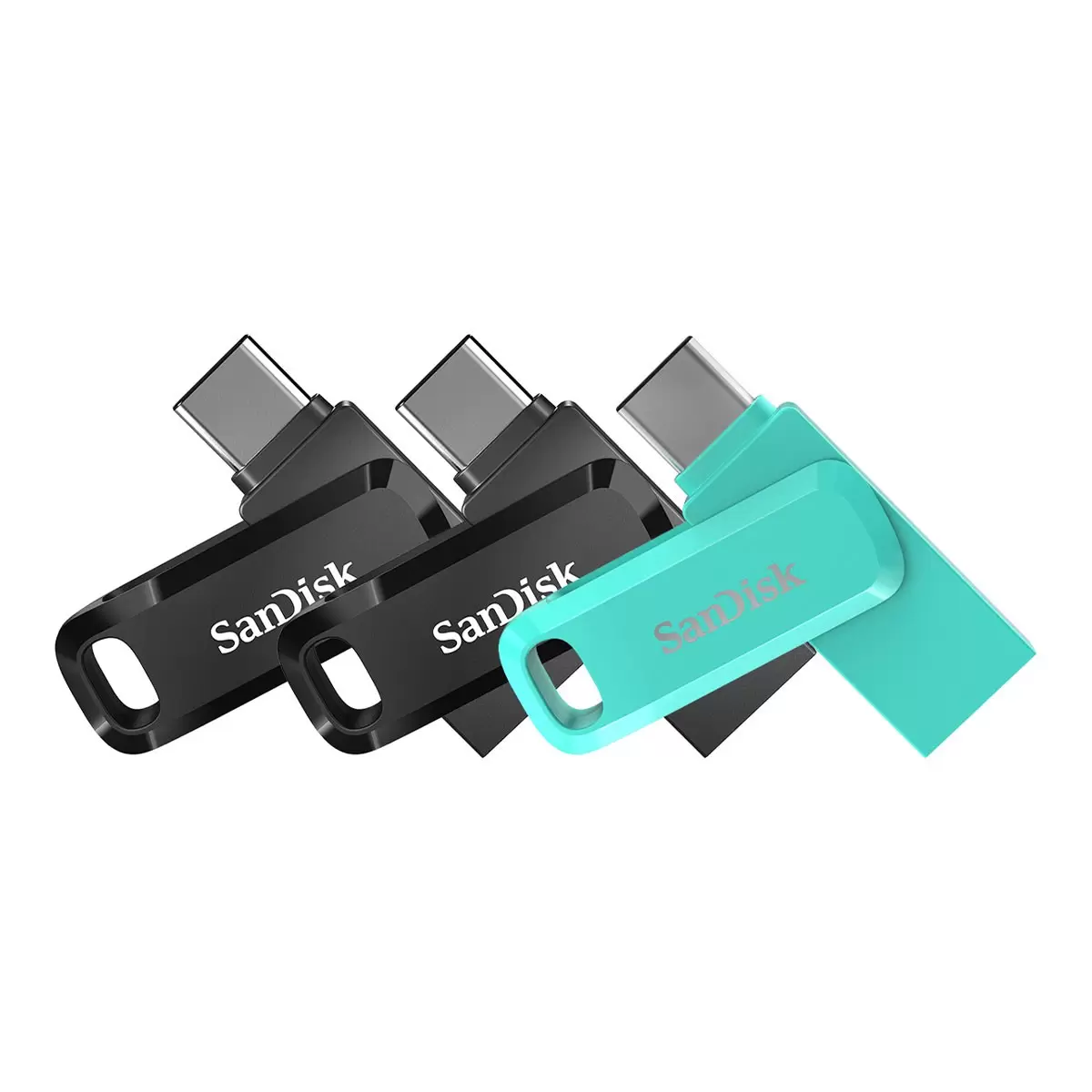 SanDisk Ultra Go USB Type-C & A 雙用隨身碟 64GB 3入