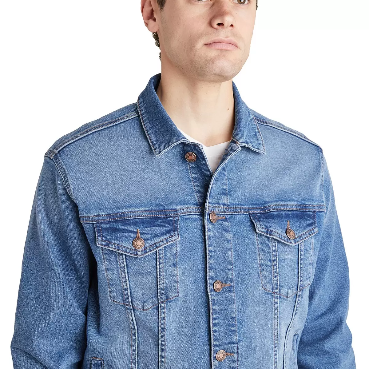 English Laundry 男牛仔外套 淺藍 S
