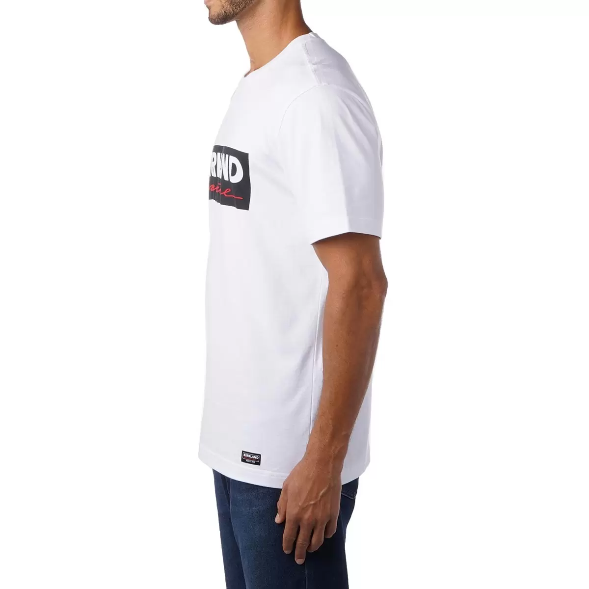 Kirkland Signature 科克蘭 Logo 短袖上衣 白 XXL