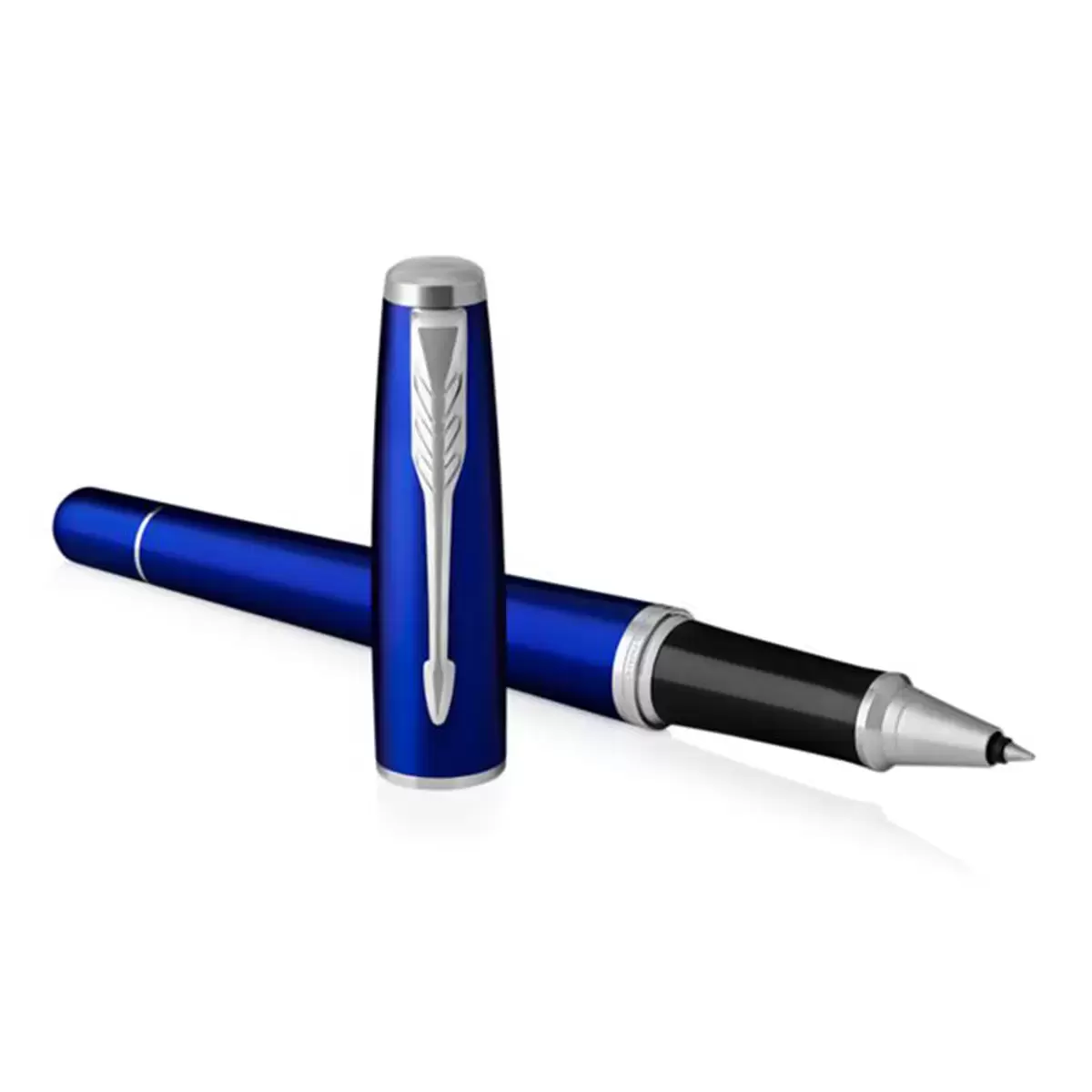 Parker 紳士星空藍白夾鋼珠筆名片禮盒