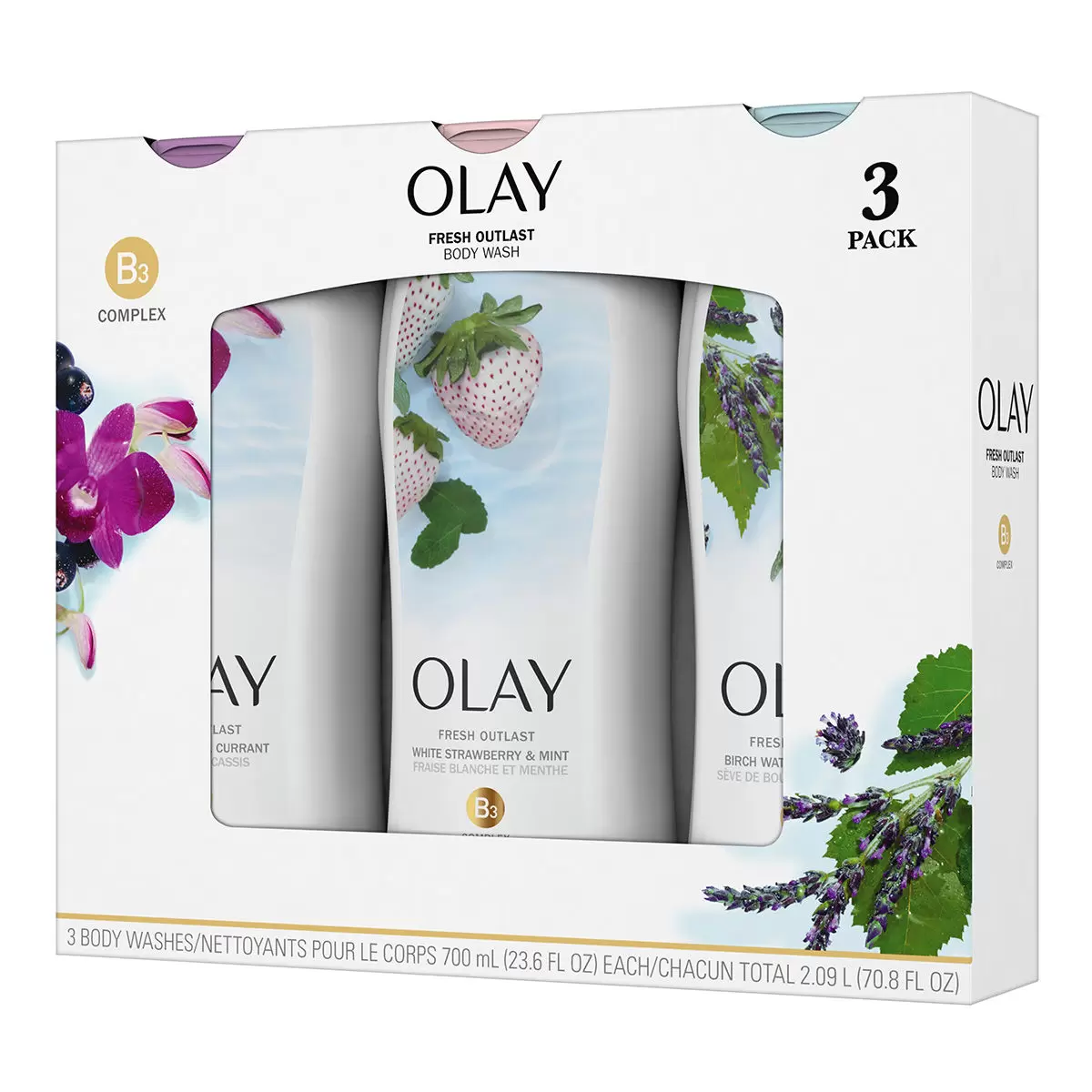 Olay 沐浴乳700毫升 X 3入