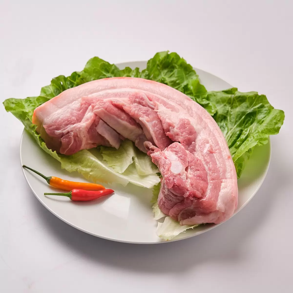 台灣帶皮五花豬肉 - 1