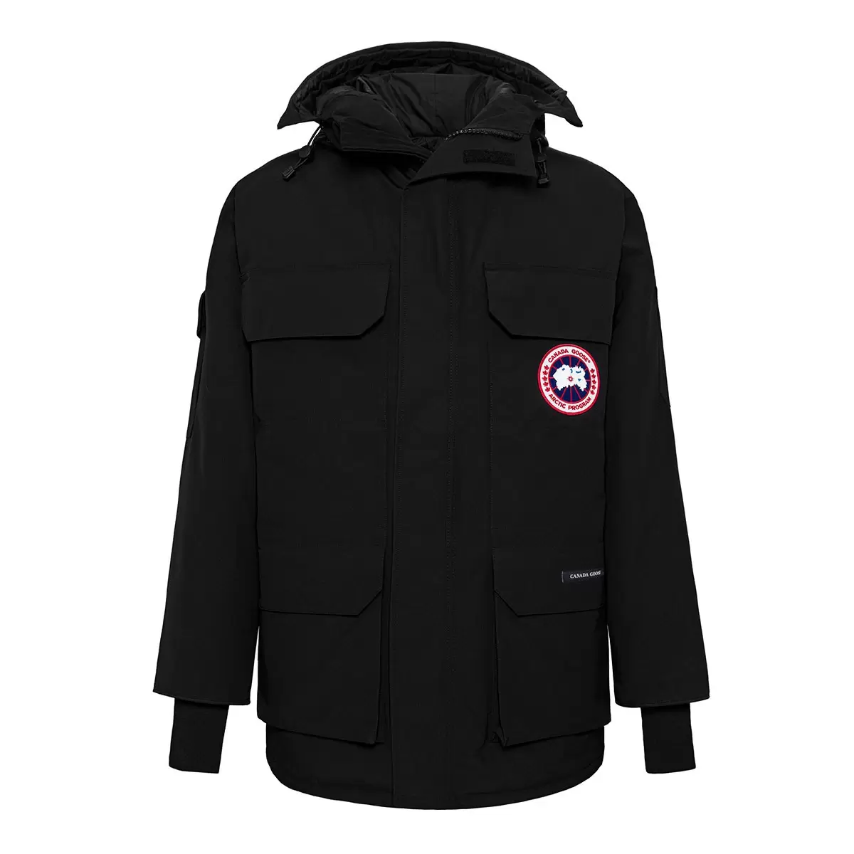 Canada Goose 男連帽外套 黑 S